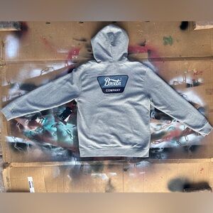 Brixton Heather Gray Hoodie